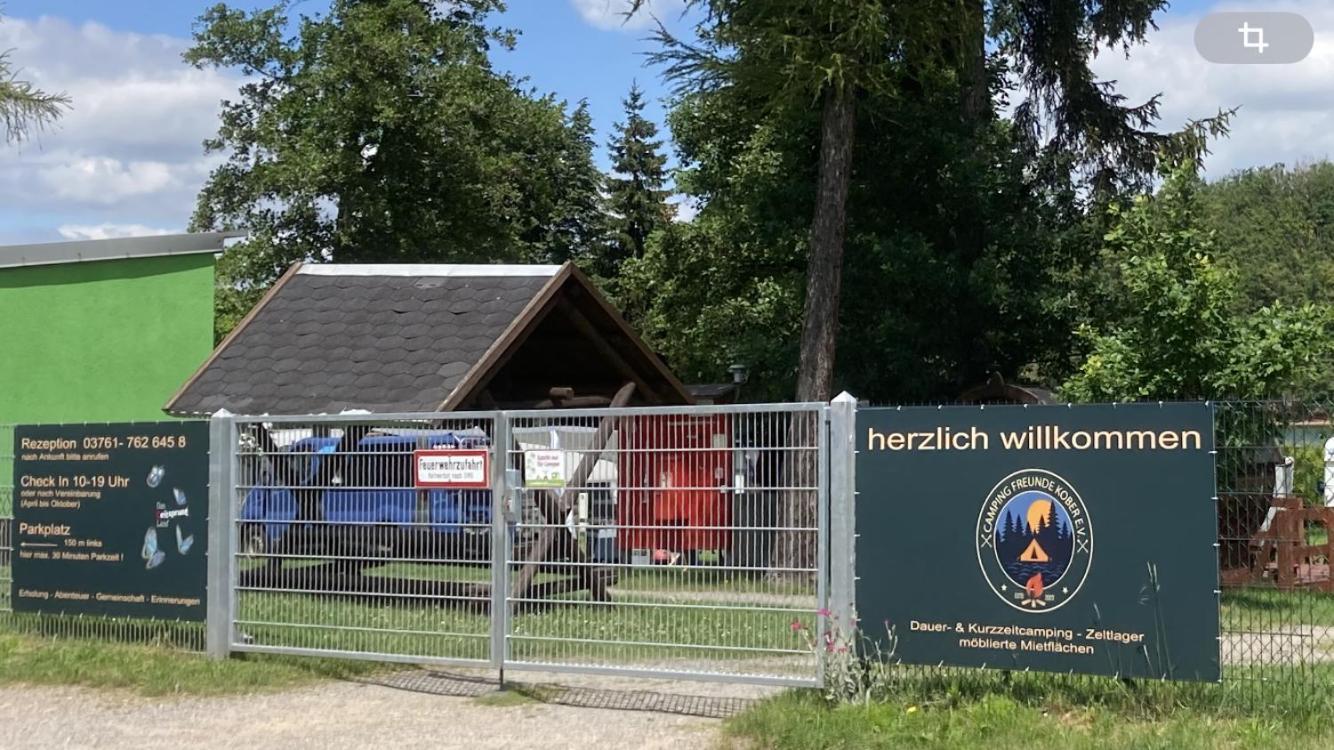 Campingplatz Koberbachtalsperre - Campingfass Mieten Langenbernsdorf Экстерьер фото